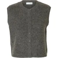 Selected Gilet A Maglia Donne Grigio M