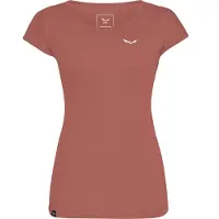 Salewa Women's Puez Melange Dry S/S Tee T-shirt Donna (42, marrone)