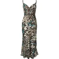 Guess Marciano GUESS New Akilina Dress Aquarelle Leopard Pr Taglia: S | Abiti Midi Outlet | Donna | Ciano