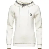 Chillaz Women's Weißensee Felpa con cappuccio Donna (38, bianco)