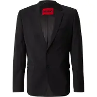 HUGO per uomo. 50540157 Giacca nera Arti (46), Nero, Casual, Da sera, Sintetico, Classico