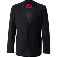 HUGO per uomo. 50540159 L'americano Karl Black (54), Nero, Casual, Da sera, Classico, Poliestere