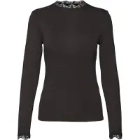 Vero Moda Maglietta A Manica Larga Con Collo Alto Rosa