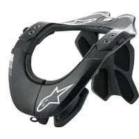 Alpinestars Collare Bns Tech 2 Black Cool Gray, Taglia: XS/M