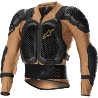 Alpinestars Giacca Protettiva Bionic Action V2 Sand Black Tangerine