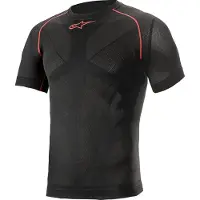 Alpinestars Top Intimo Tecnico Ride V2 Estivo Black Red, Taglia: XS/S