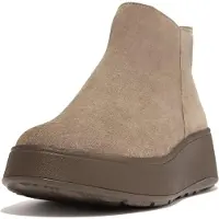 FitFlop per donna. GM3-090 Stivaletti in pelle nera F-Mode (39), Nero, 3 a 5cm, Cerniera, Casual