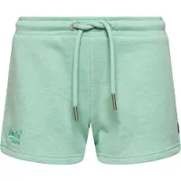 Superdry per donna. W7110286A Pantaloncini in maglia di cotone organico con logo vintage verde (XL), Casual, Sportivo, Cotone biologico, Sos
