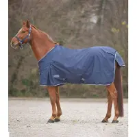 Waldhausen Copertura antipioggia con cinghie incrociate, blu navy, 165 cm