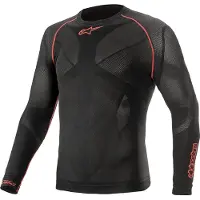 Alpinestars Top Intimo Tecnico Ride V2 Estivo Black Red, Taglia: M/L