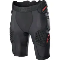 Alpinestars Pantaloncini Protettivi Bionic Pro Black Red