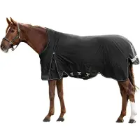 Waldhausen Coperta da esterno High Neck Scandic 200 g - nera, 145