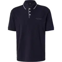 Armani Exchange per uomo. XM001557AF10363UB101 Polo elastica blu navy (XS), Casual, Cotone, Manica corta