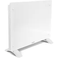 Vonroc Termoconvettore Elettrico Smart 750W/1500W in Vetro Bianco WiFi