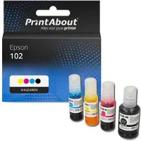 PrintAbout Cartuccia compatibile Epson 102 (T03R14/24/34/440) - 4 colori Multipack