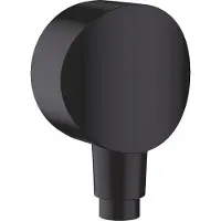 Hansgrohe FixFit raccord mural S avec clapet anti-retour et coude de raccordement en plastique, chrome, 26453670, 26453670