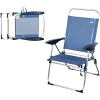 Aktive Sedia Da Spiaggia 62415 4 Positions 55x60x100 Cm
