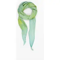 Desigual , Foulard stropicciato ad acquerello, Poliestere, Verde, U