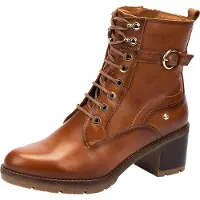 Pikolinos per donna. W7H-8510 Stivaletti in pelle Llanes marrone - Altezza tacco 6 cm (38), 3 a 5cm, 5 a 8cm, Cerniera, Casual