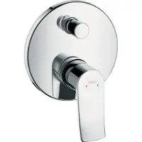 Hansgrohe Mitigeur monocommande de baignoire Metris encastré, 31493000, 31493000