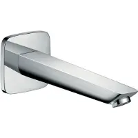 Hansgrohe Logis bec de baignoire, montage mural, surplomb 195mm, 71410000, 71410000