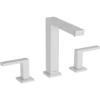 Hansgrohe Robinetterie de lavabo Tecturis E 150, 3 trous, avec vidage PUSH, portée de 158 mm, EcoSmart+, 73030700, 73030700
