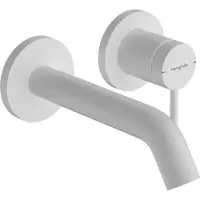 Hansgrohe Tecturis S : robinetterie de lavabo monocommande, modèle encastré pour montage mural, EcoSmart+, portée 165 mm, 73350700, 73350700