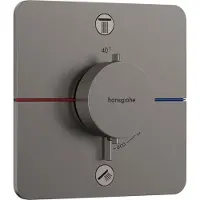 Hansgrohe ShowerSelect Comfort Q thermostat, encastré, 2 consommateurs, rosace Soft Edge, 15583340, 15583340