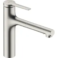 Hansgrohe Zesis M33 Mitigeur monocommandé pour cuisine 160, douchette extractible, 2 types de jets, 74822800, 74822800