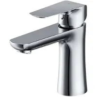 Cersanit Rubinetto per lavabo City cromo S951-359 con aeratore eco e testa in ceramica da 35 mm