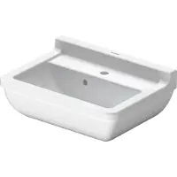 Duravit lavabo Starck 3 50cm, 1 trou pour robinet, 0300500000, 0300500000