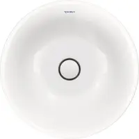 Duravit Lavabo White Tulip Ø 500 mm, sans trou pour robinetterie, sans trop-plein, 2365500070, 2365500070