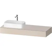 Duravit Console Collection One, 1400x550x170mm, avec découpe à gauche, QA4803091910000, QA4803091910000
