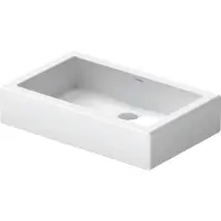 Duravit Vasque à poser Vero 60cm, blanc, sans trop-plein, 0455600000, 0455600000
