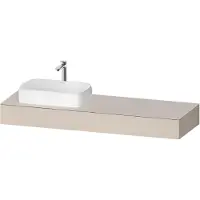 Duravit Console Collection One, 1600x550x170mm, avec découpe à gauche, QA4806091910000, QA4806091910000