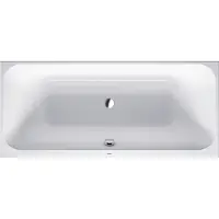 Duravit Happy D.2 vasca da bagno 180 x 80 x 48 cm versione da incasso, 2 schienali inclinati, bianco, 700314000000000
