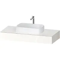 Duravit Collection One Console, 1200x550x170mm, avec découpe au centre, QA4802022220000, QA4802022220000