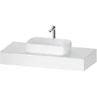 Duravit Collection One Console, 1200x550x170mm, avec découpe au centre, QA4802018180000, QA4802018180000
