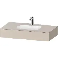 Duravit Collection One lavabo à encastrer avec console, 1000x550x170mm, QA4691083830000, QA4691083830000