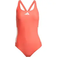 Adidas Women's 3 Stripes Bold Swimsuit Costume intero Donna (34, rosso)