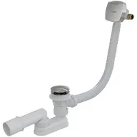 Ravak Sifone per vasca da bagno con troppopieno 57 C-C H/K, cromato