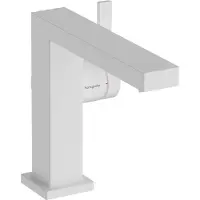 Hansgrohe Mitigeur monocommande de lavabo Tecturis E Fine 110, portée 155 mm, garniture de vidage PUSH, CoolStart, 73024700, 73024700