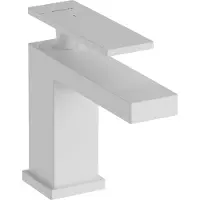 Hansgrohe Mitigeur monocommande de lavabo Tecturis E 80, portée 122 mm, gicleur à tirette, CoolStart, 73004700, 73004700