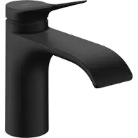 Hansgrohe miscelatore monocomando per lavabo 80 CoolSt Vivenis Outlet 133 mm, con scarico a scomparsa, nero opaco