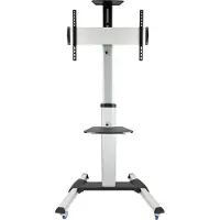 TooQ Gonfiore Con Ruote Per Schermo Da 30 A 70 Pollici Grigio
