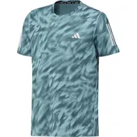 Adidas Unisex Performance Own The Run Allover Print T-shirt Mint To Taglia: XL | Maglie Sportivi Outlet | Unisex | Ciano