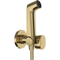 Hansgrohe Bidette Douchette à main 1jet S EcoSmart pour eau froide, avec support de douche et flexibles de douche 125cm, 29230990, 29230990
