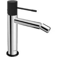 Sapho Miscelatore per bidet Solaria, cromo/nero opaco