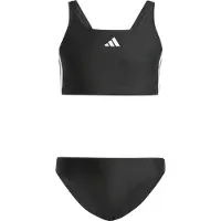 Adidas Kid's 3 Stripes Bold Bikini Bikini Bambini (128, nero)