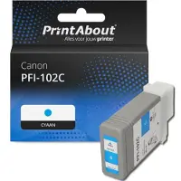 PrintAbout Cartuccia compatibile Canon PFI-102C - Ciano